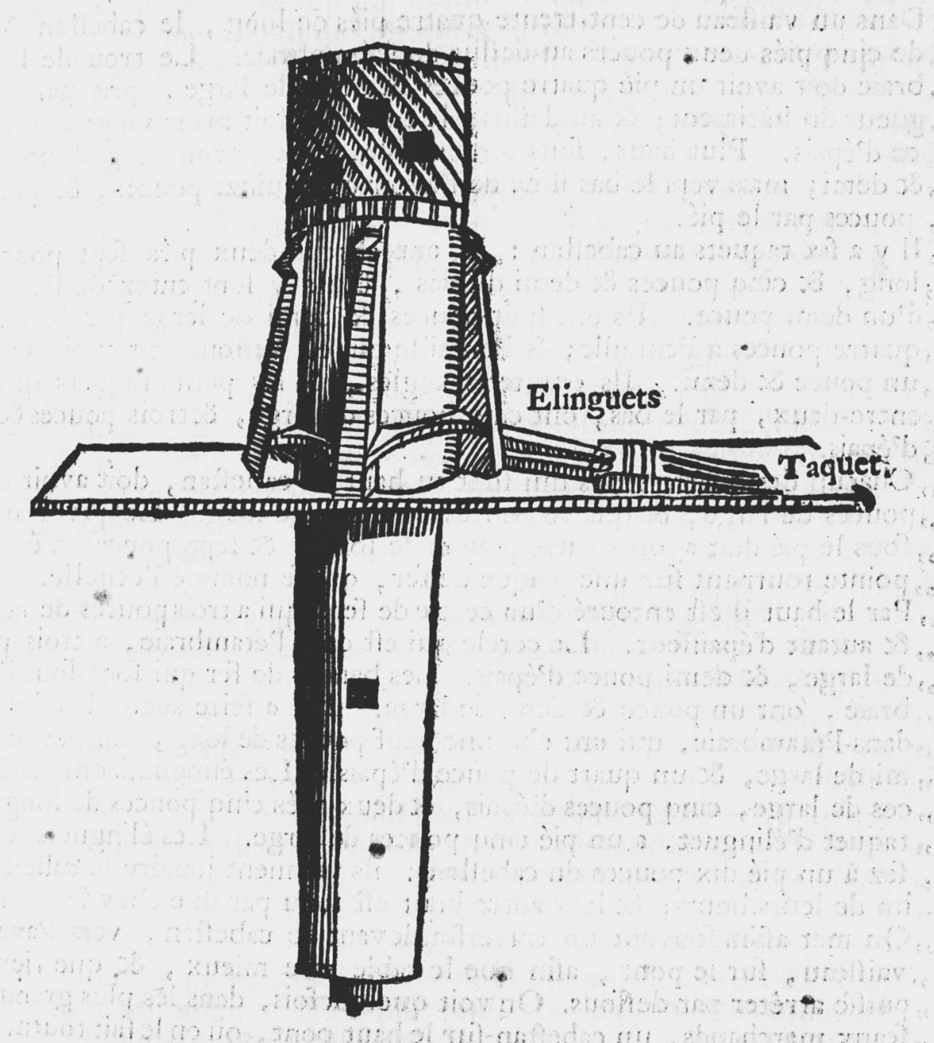 Fig. 5. cabestan figurant dans le dictionnaire d’Aubin (1702).