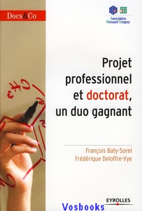 projet professionnel et doctorat