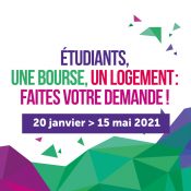 Demande de bourse & de logement : c’est maintenant !
