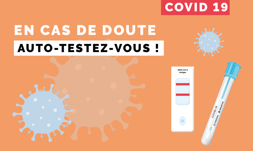 Des auto-tests en complément des tests de dépistage déjà en place