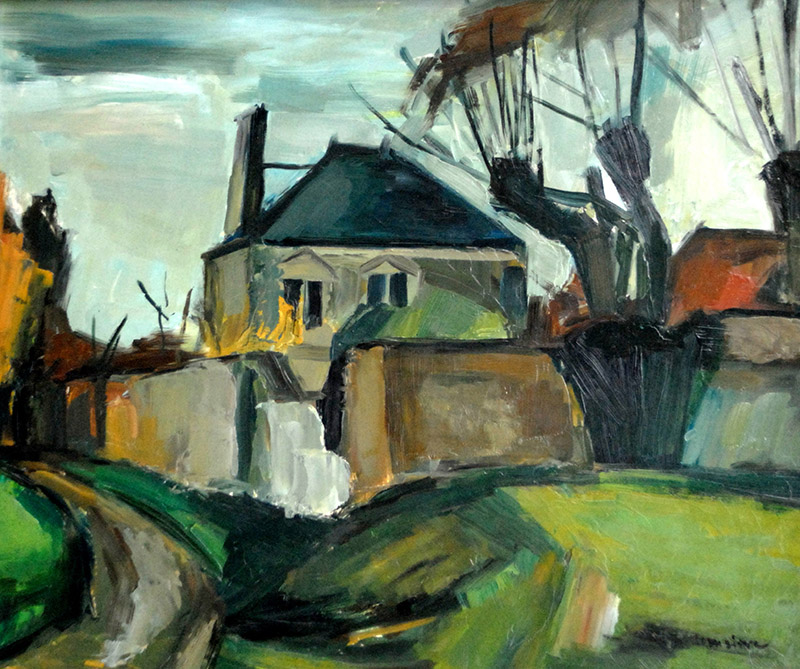 Le presbytère de Billy (ca 1955) d'André Lemaître