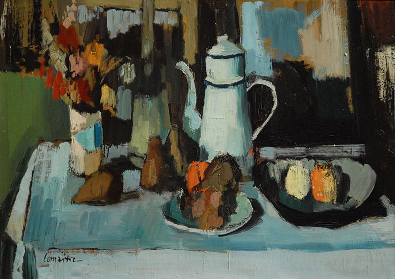 Nature morte à la cafetière (1967) d'André Lemaître