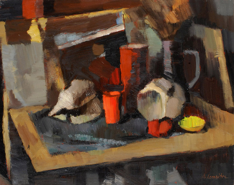 Nature morte aux coquillages (1988) d'André Lemaître