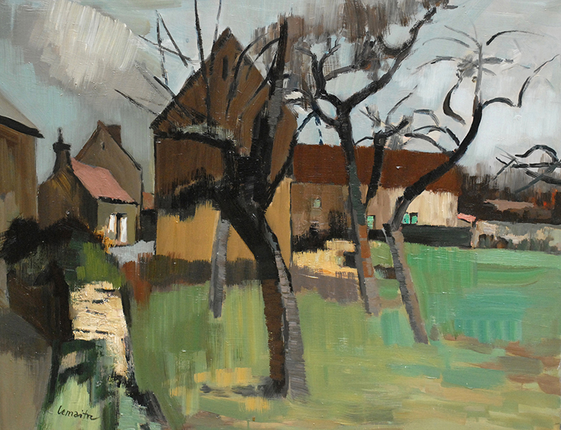 Paysage à Cesny (1984) d'André Lemaître