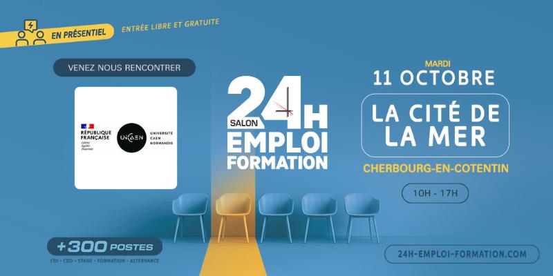 visuel du salon 24h pour l'emploi et la formation