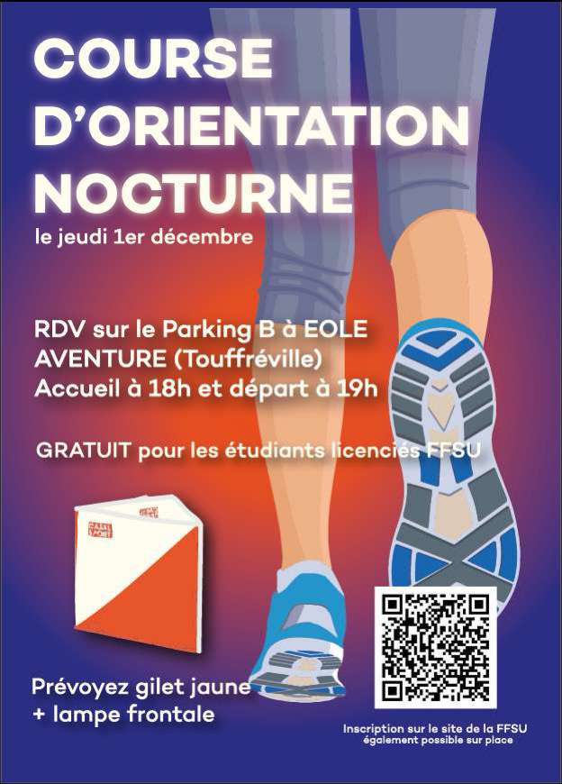 Course d'orientation nocturne