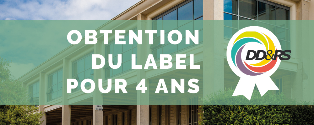 You are currently viewing L’université obtient le Label DD&RS