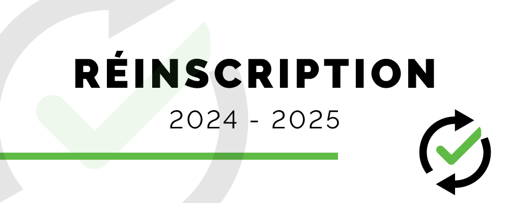 You are currently viewing Se réinscrire pour la rentrée 2024