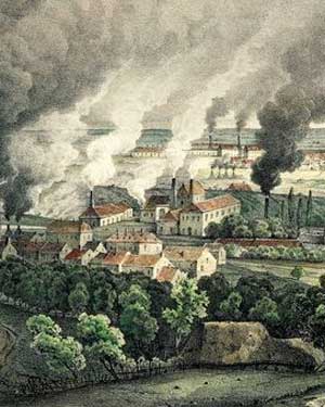 Usines du Creusot en Bourgogne, 19e siècle ©Getty - DEA / G. DAGLI ORTI